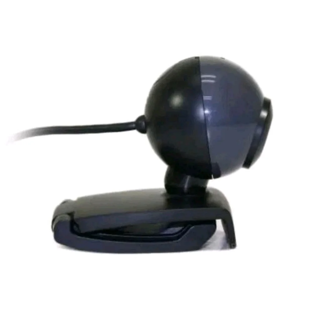 Logitech Silver and Black VGA Webcam